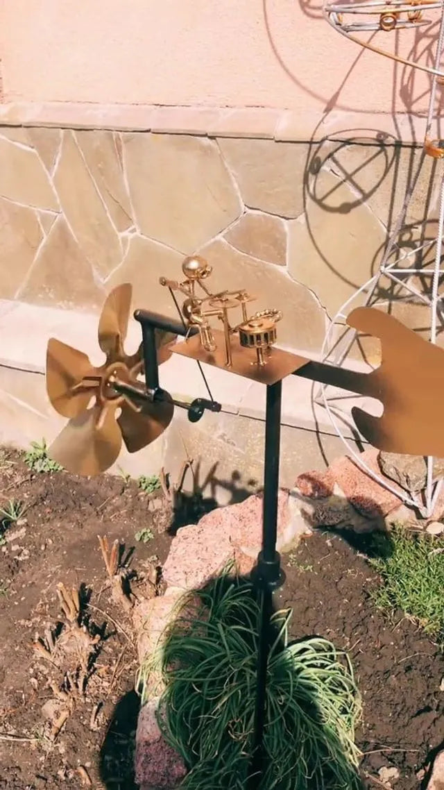 Rock Band Garden Windmill