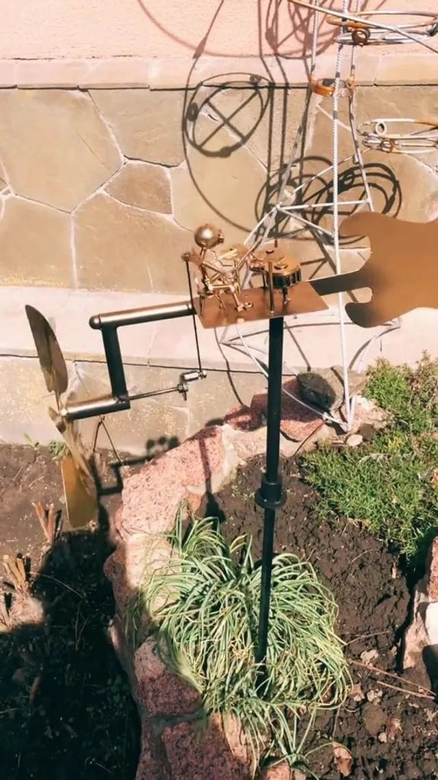 Rock Band Garden Windmill