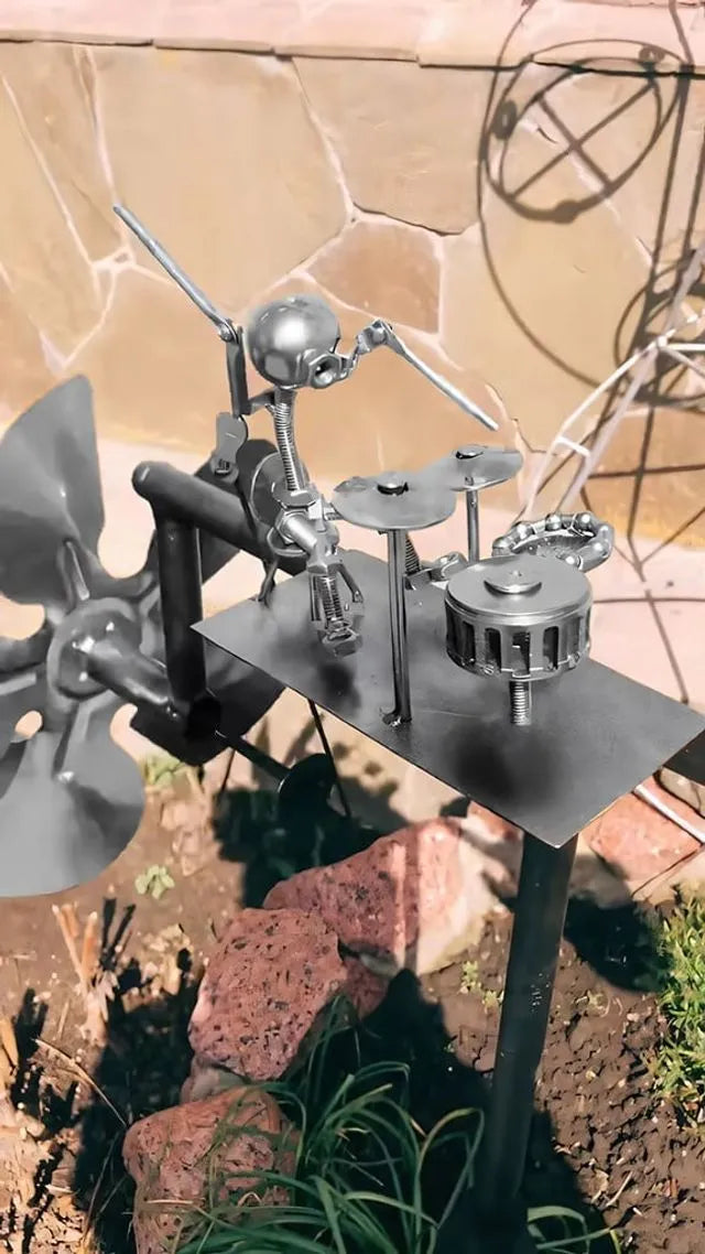 Rock Band Garden Windmill