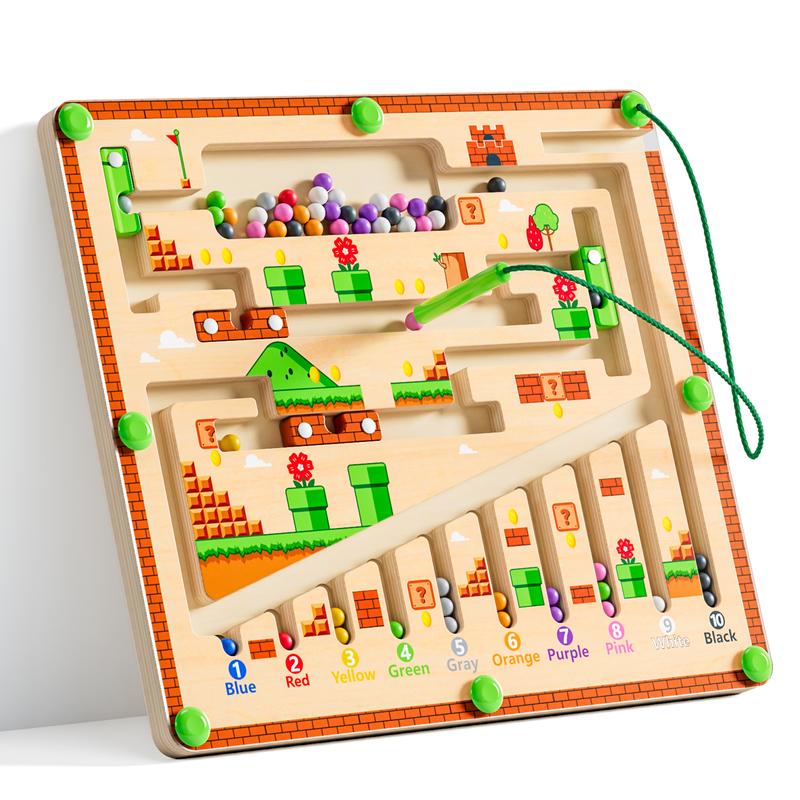 Montessori Magnetic Rolling Maze For Kids