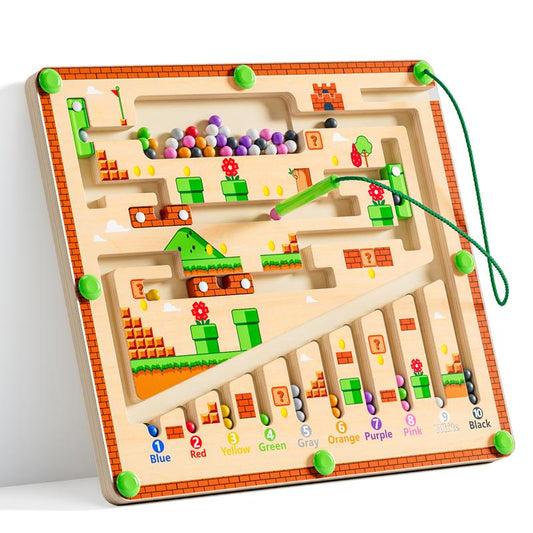 Montessori Magnetic Rolling Maze For Kids