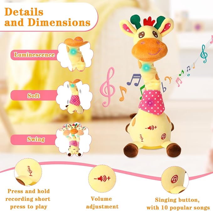 Dancing Talking Giraffe Toy