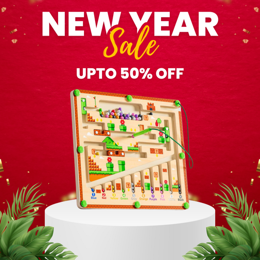 Montessori Magnetic Rolling Maze For Kids