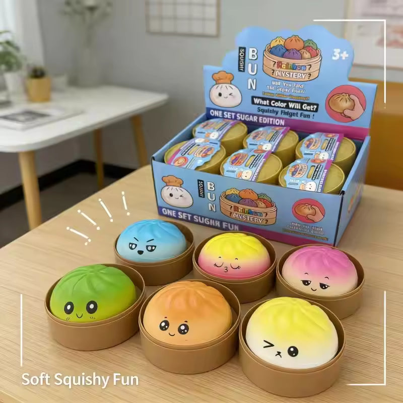 8-Piece Squishy Fun Box – Soft Sensory Toys for Kids, Stress Relief & Fidget Play