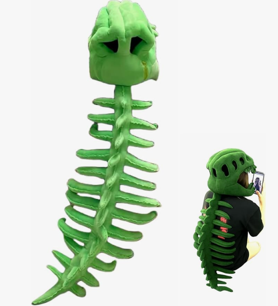 Dinosaur Skeleton Headgear Pillow