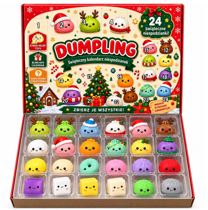 24-Day Christmas Dumpling Advent Calendar – Squishy Fun Box