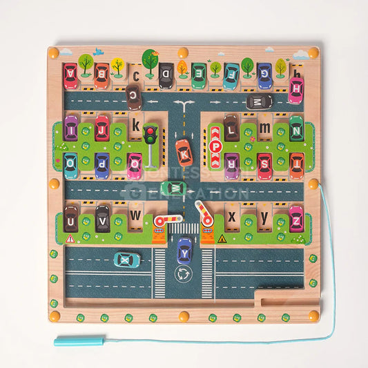 Alphabet Parking Maze