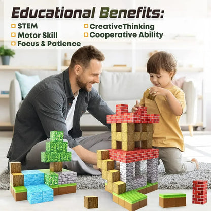 Magnetic Imagination Blocks for Kids