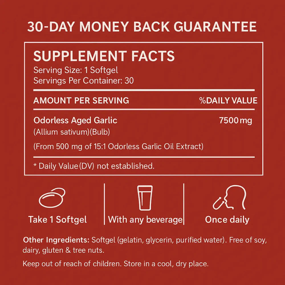 Odorless Aged Garlic Extract