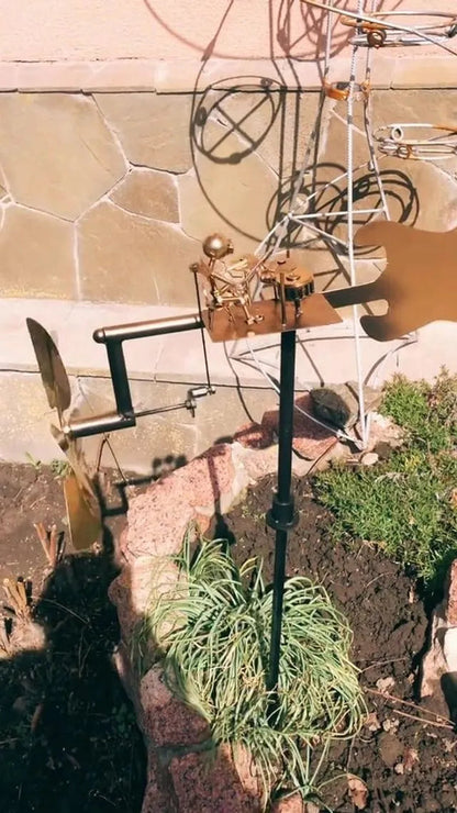 Rock Band Garden Windmill