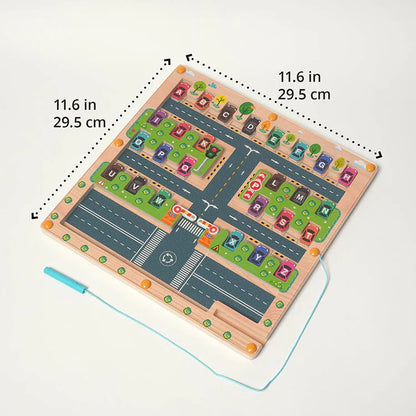 Alphabet Parking Maze